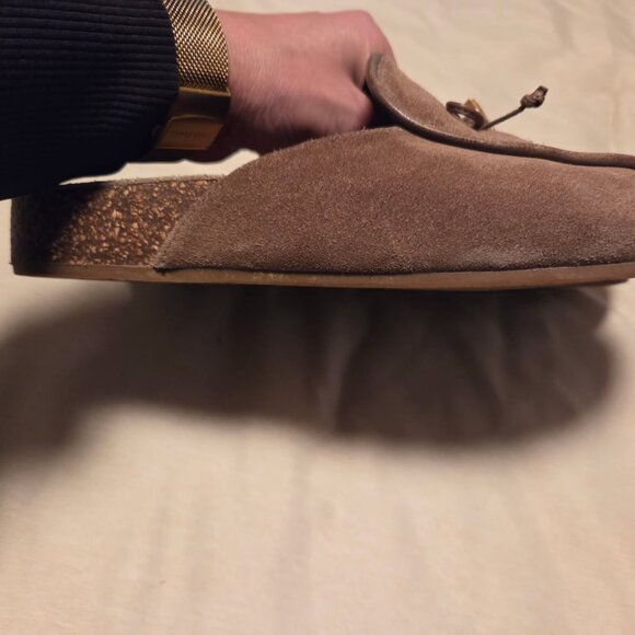 Tory Burch Suede Charm Mules - Picture 5 of 10